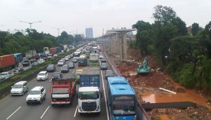 Tol Caption: Proyek Pembangunan Tol Jakarta - Cikampek