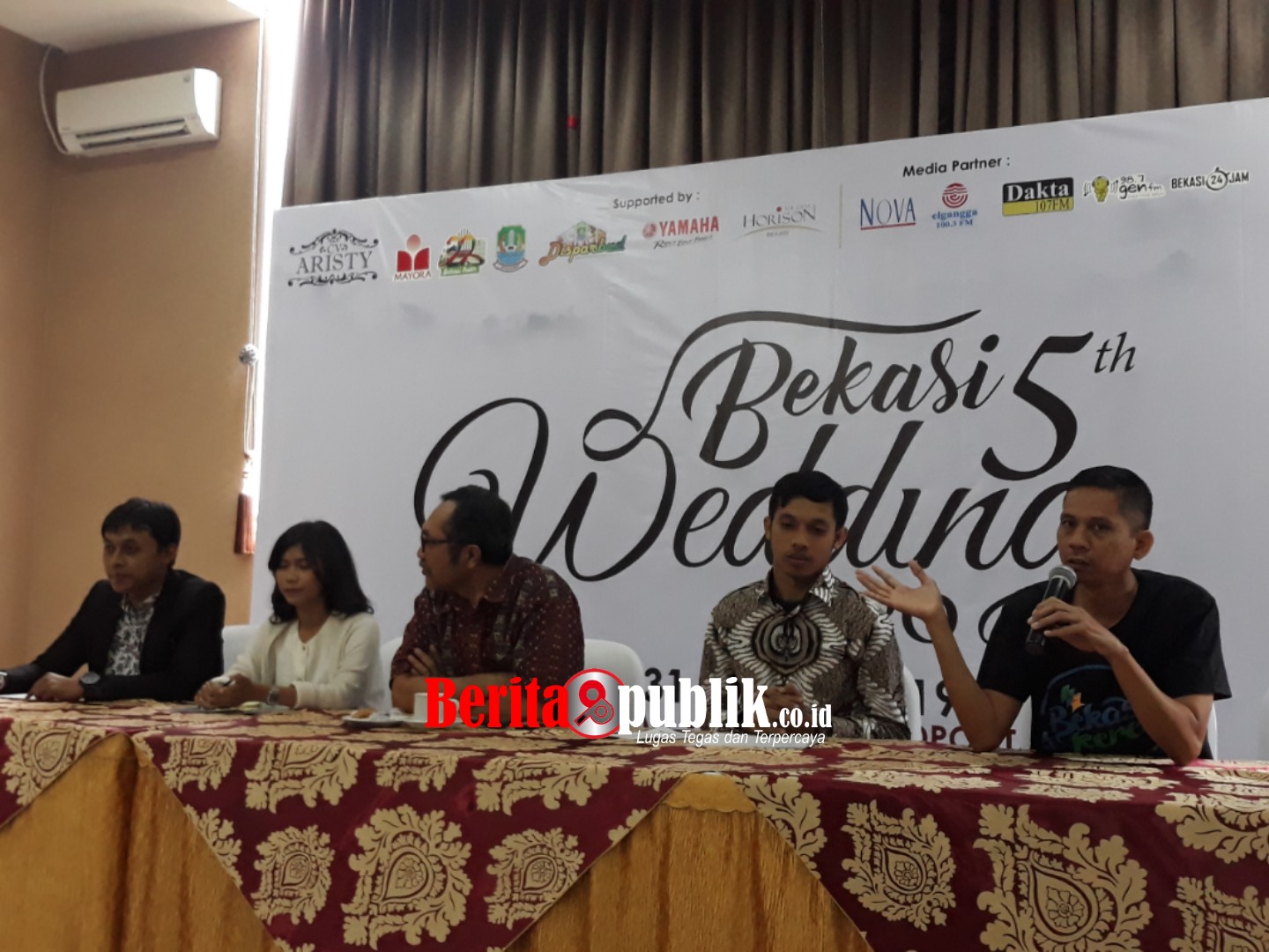 Bekasi Wedding Expo ke-5 akan digelar di Kota Bekasi berlokasi di Function Hall Grand Metropolitan Bekasi pada 29 hingga 31 Maret 2019 Mendatang