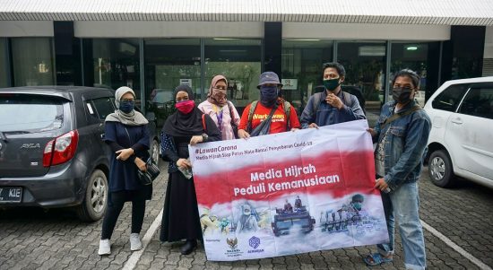 Media Hijrah Adakan Aksi Kemanusiaan, Jumat (17/4).