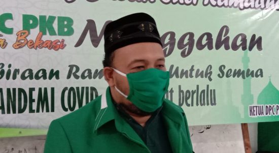 Ketua DPC PKB Kota Bekasi, Achmad Ustuchri, Senin, (20/4).
