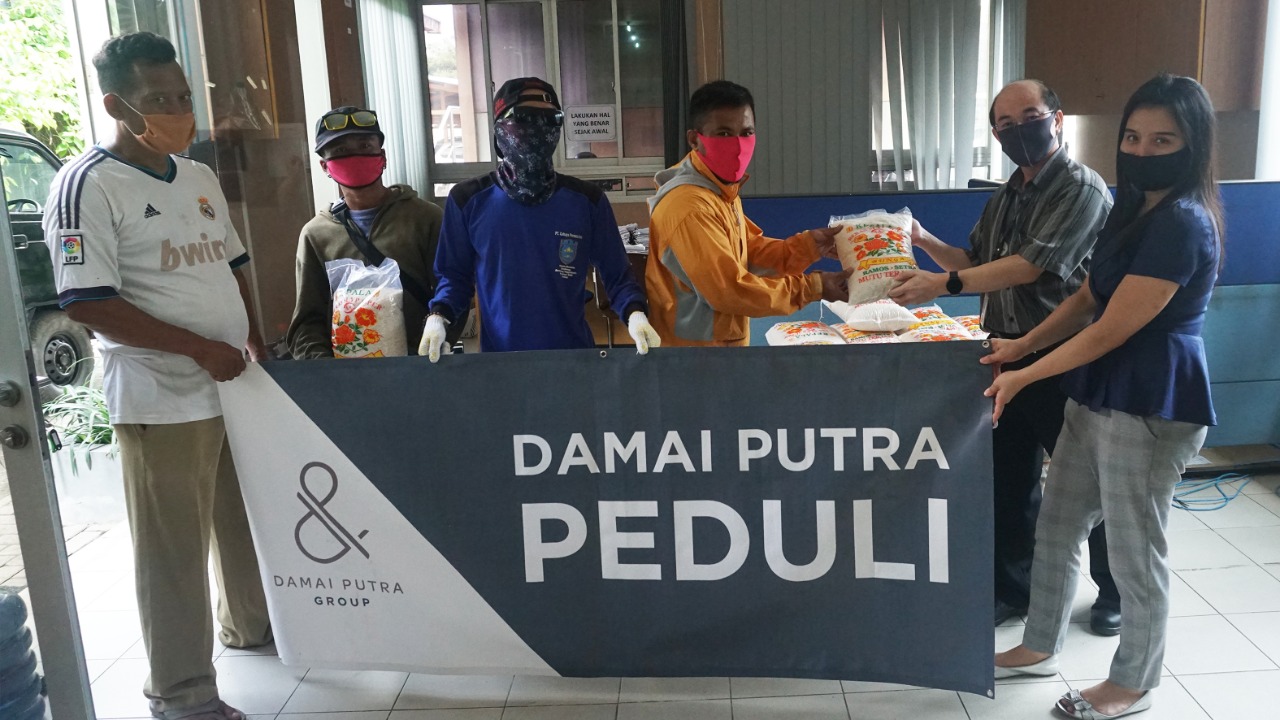 Pandemi COVID-19, Damai Putra Group (DPG) Peduli sesama, Senin, (27/4).