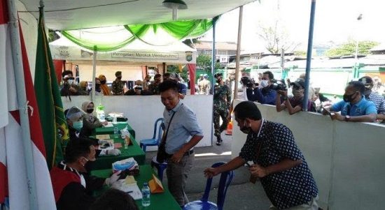 Operasi Yustisi Terminal Induk Bekasi, Bekasi Timur.