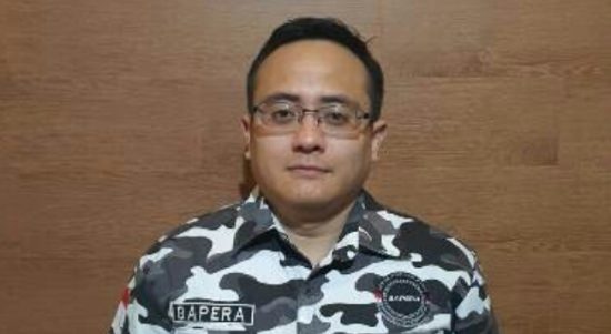 Ketua Umum DPD Pengurus Barisan Pemuda Nusantara (Bapera) Provinsi Jawa Barat Periode 2020 hingga 2025, Raden Andreas Nandiwardhana Resmi Dilantik, Rabu, (25/11).