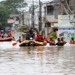 Kondisi Banjir di Pondok Gede Permai, Sabtu, (20/2)