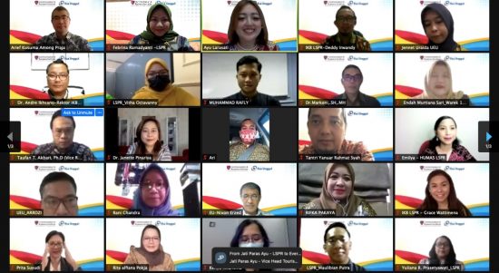 Virtual LSPR, Esa Unggul, Tri Dharma.