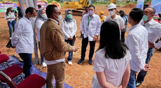 Ground Breaking RS Bunda, Senin, (21/3/2022)