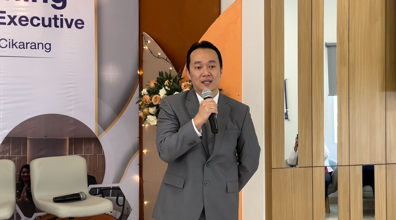 Direktur RS Siloam Lippo Cikarang, dr. Albert Limanto saat Pemaparan RS Siloam Lippo Cikarang Membuka Klinik Executive Medical Check Up, Senin, (29/05), Foto: (Nia/ Len).